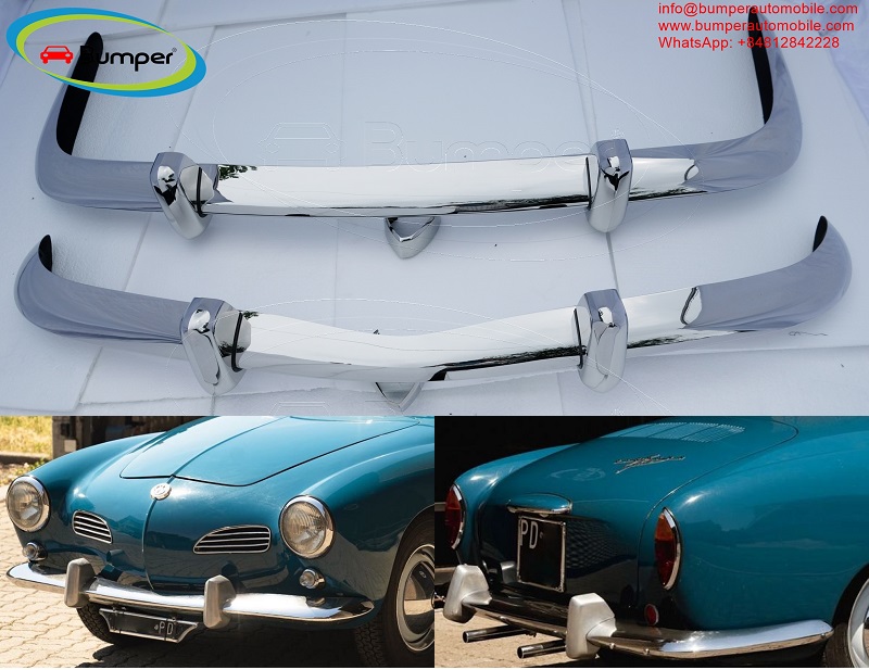 Volkswagen Karmann Ghia Euro style bumpers year 1955 - 1966 1