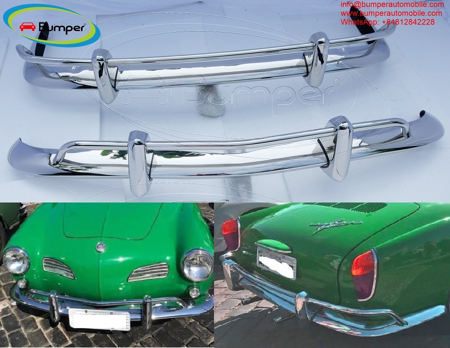 Volkswagen Karmann Ghia USA style bumpers year 1967 - 1969 7