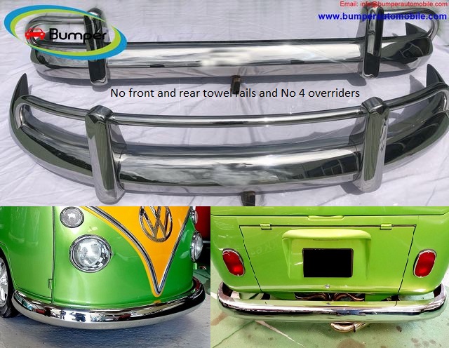VW Bus T1 USA 1958-1968 No overrider No towel rail 0
