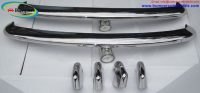 Volkswagen Type 3 Stainless Steel Bumpers 1963-1969 (2)