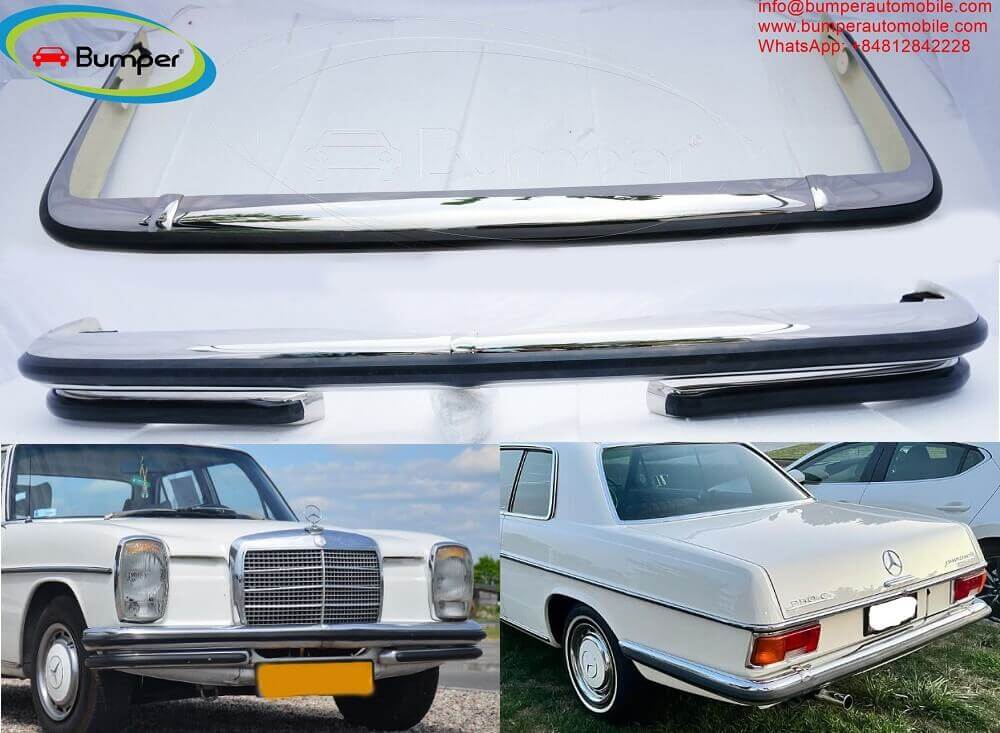 Mercedes W114 W115 250C, 280C coupe year (1968-1976) bumper with front lower 2