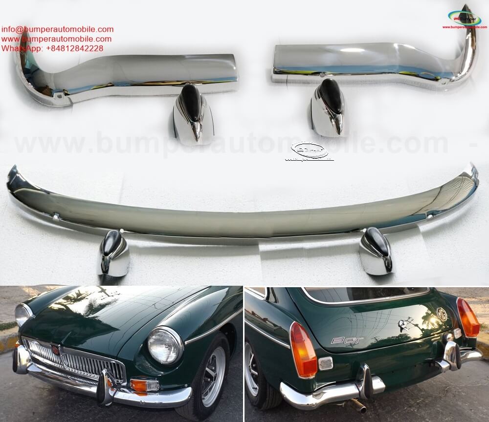 MGB GT Split year 1970 bumper new