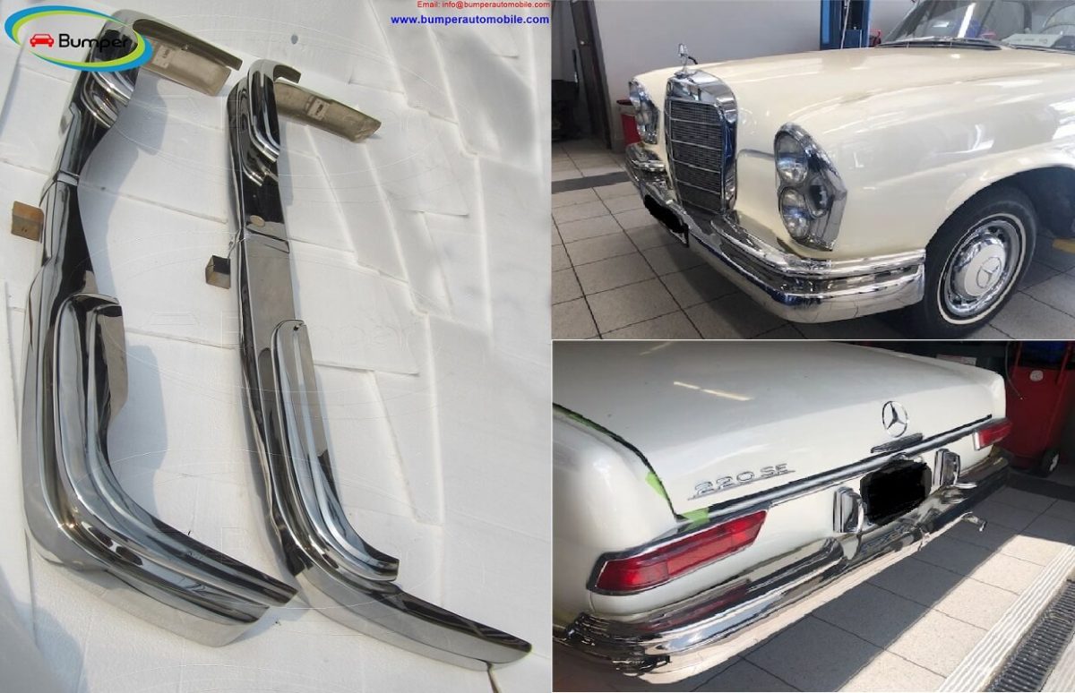 Mercedes W111 W112 Coupe Convertible Bumpers 0