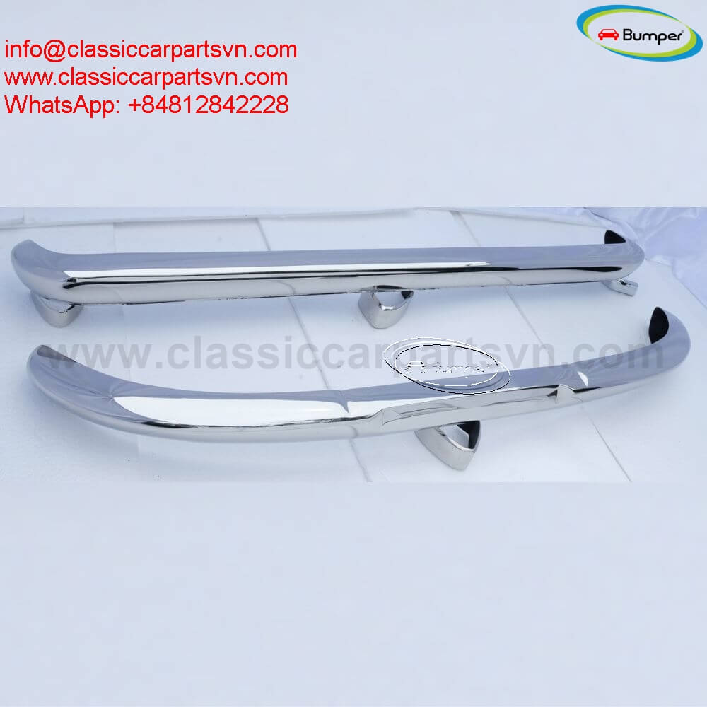 Datsun Roadster Fairlady bumpers (1962-1970). no over riders 1