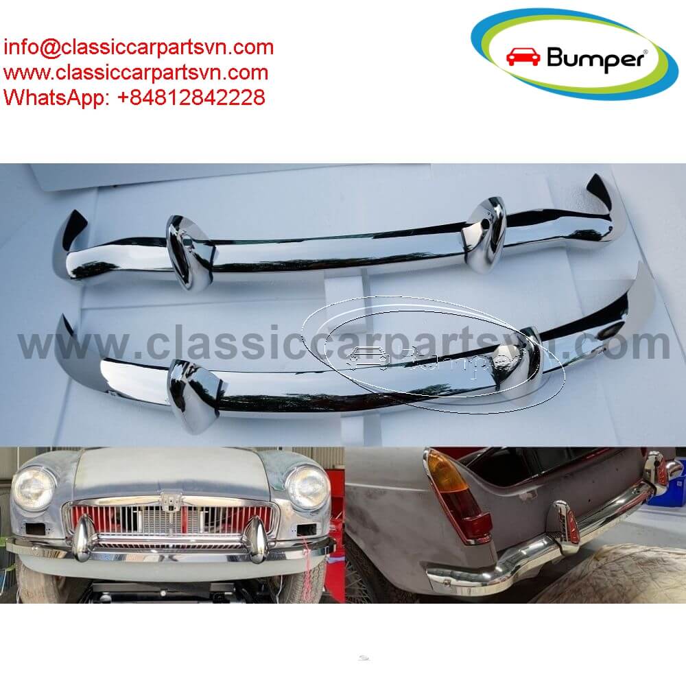 MGB Roadster, MGB GT, MGC Roadster, GT and MGB V8 (1962-1974) bumpers