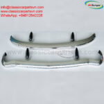 MGB Roadster (1962-1974) bumpers ( over riders with rubber ) 2