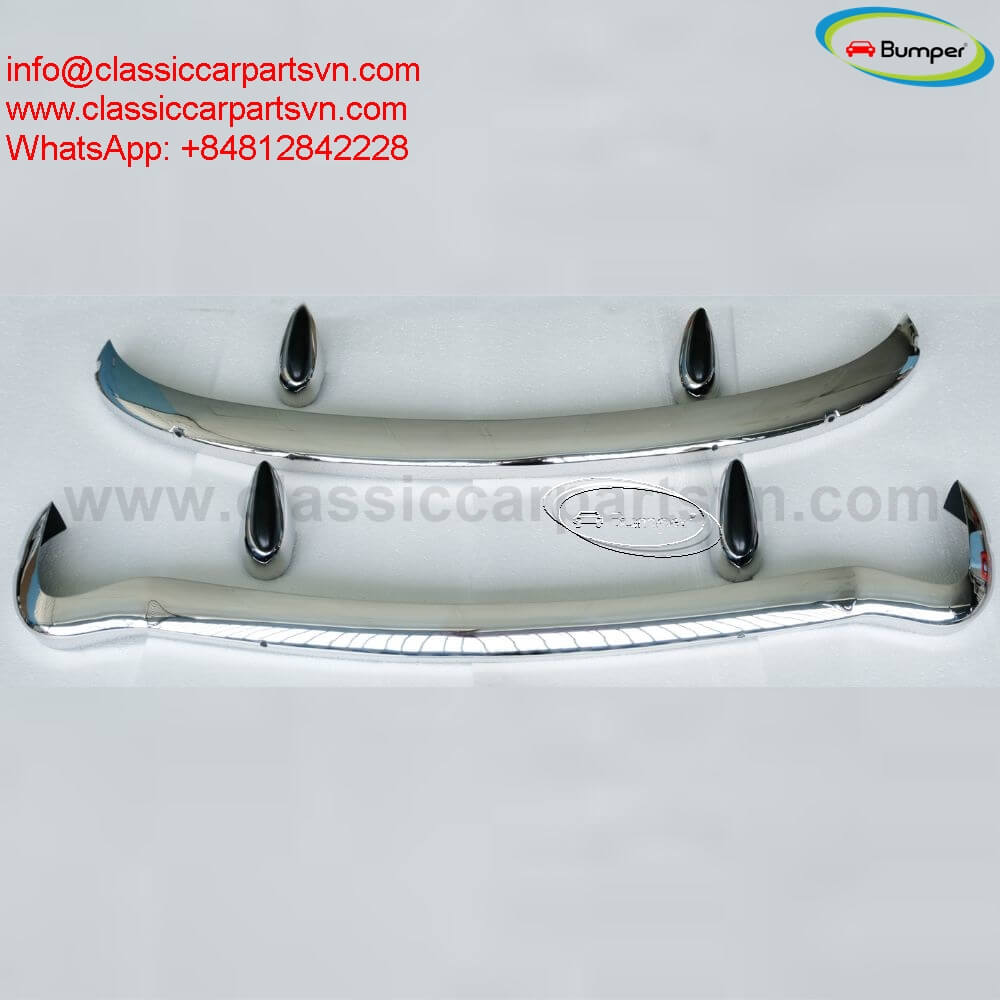 MGB Roadster (1962-1974) bumpers ( over riders with rubber ) 2