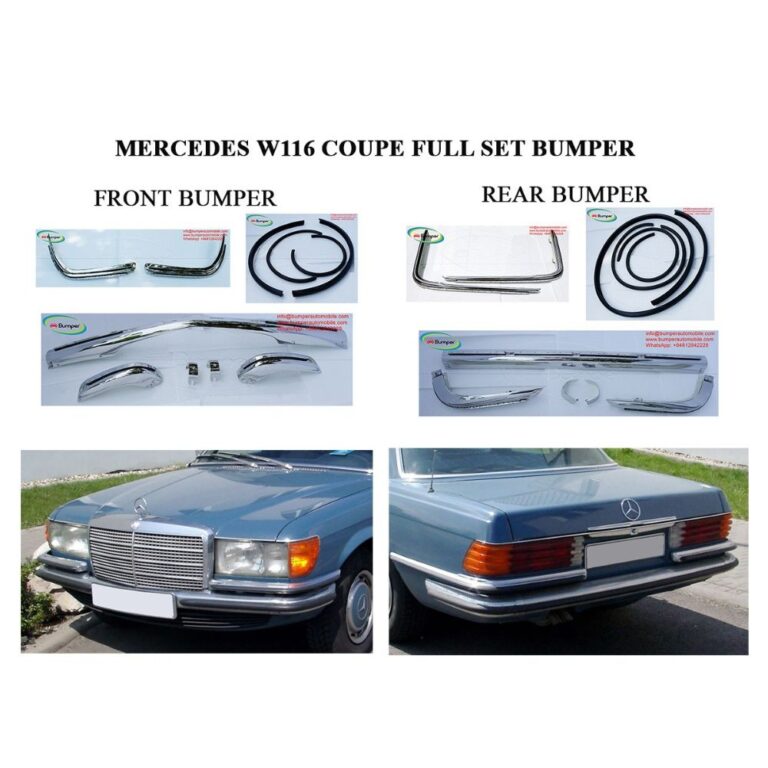 Mercedes W116 EURO style Bumpers (1972-1981) 1