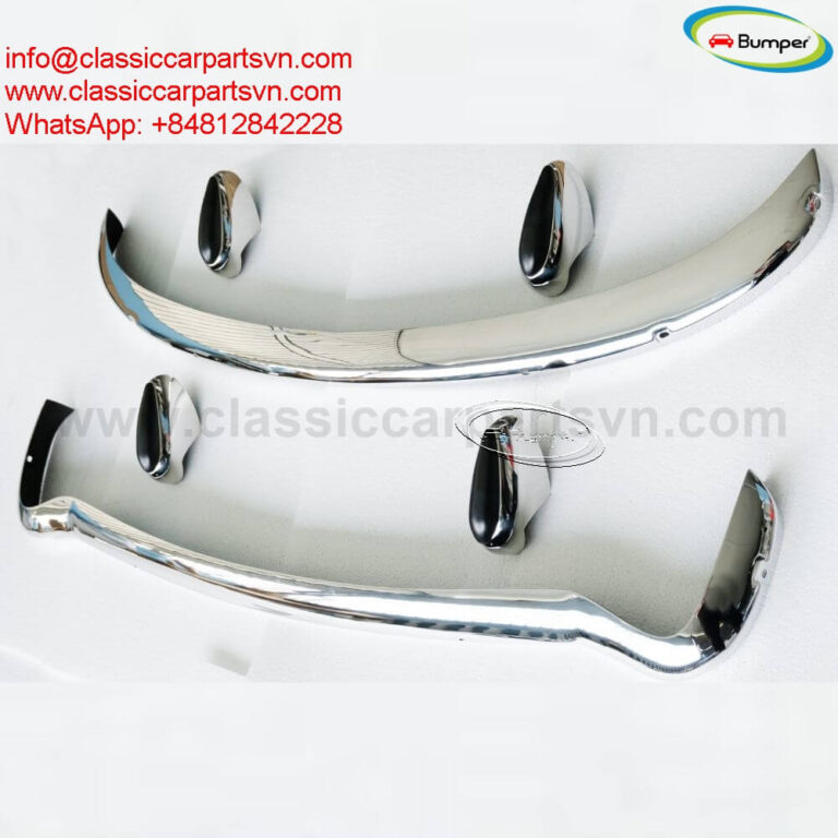 MGB bumpers with rubber on over riders 4
