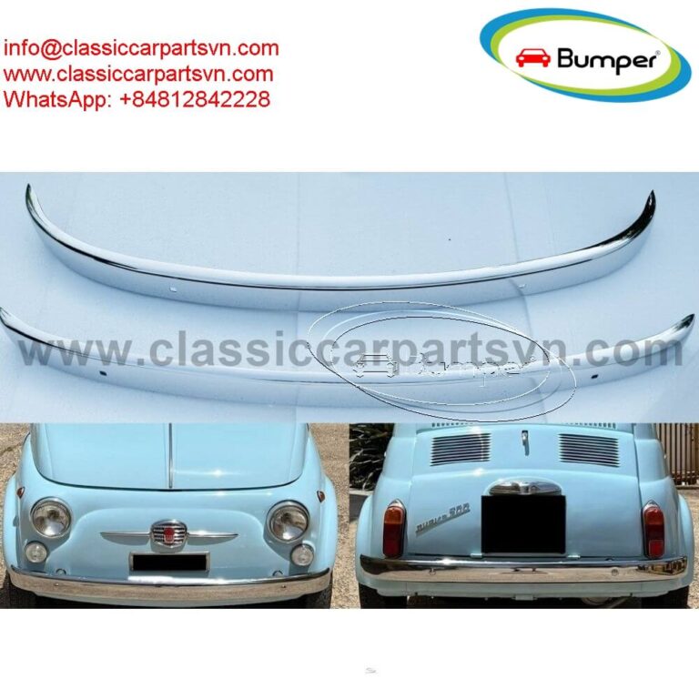 Fiat 500 Stainless steel bumpers (1957-1975) 1