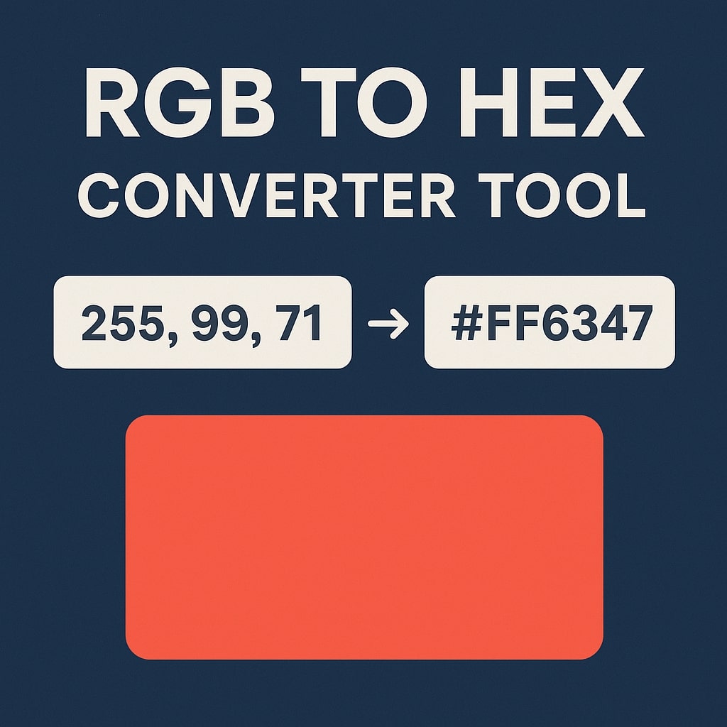 RGB to Hex Converter Tool