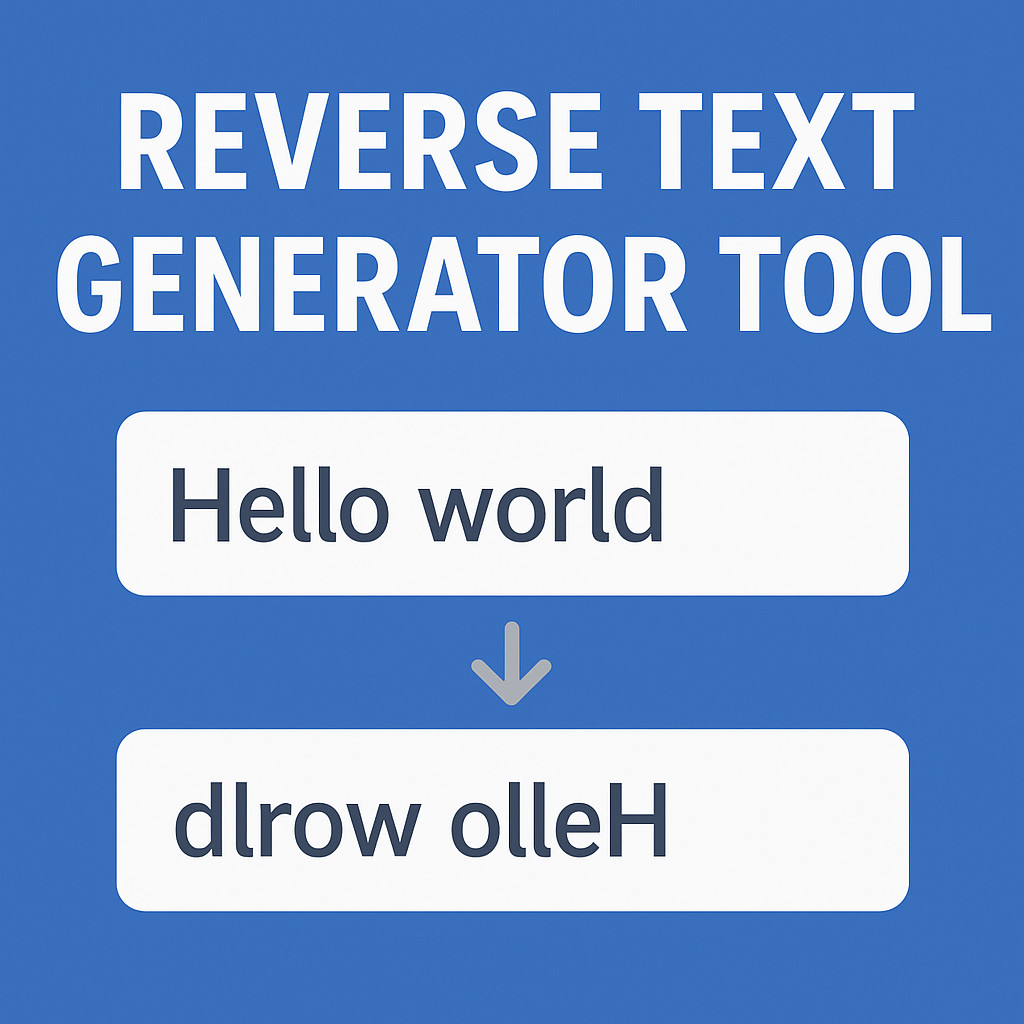 Reverse Text Generator