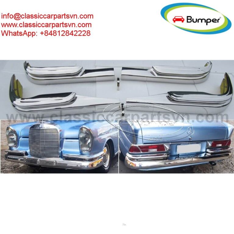 Mercedes W111 W112 Fintail Saloon bumpers 1