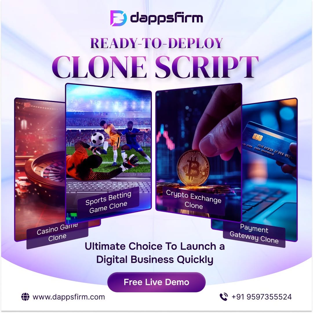 Dappsfirm’s Ready-Made Clone Script is your strategic shortcut 🔧🚀Experience smoother deploymen