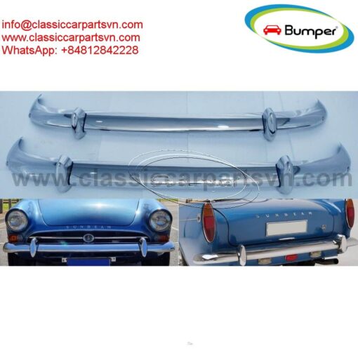 Sunbeam Alpine and Sunbeam Tiger without rubber on over riders 2
