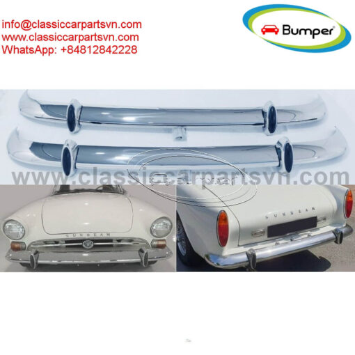 Sunbeam Alpine and Sunbeam Tiger with rubber on over riders 2-510x510