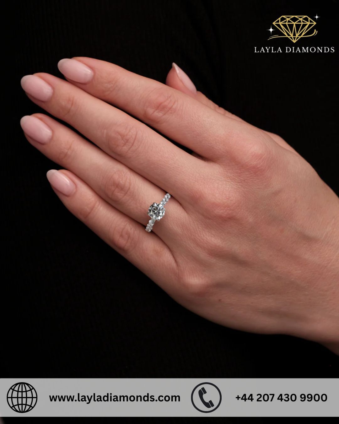 2ct Round U Prong Setting Image
