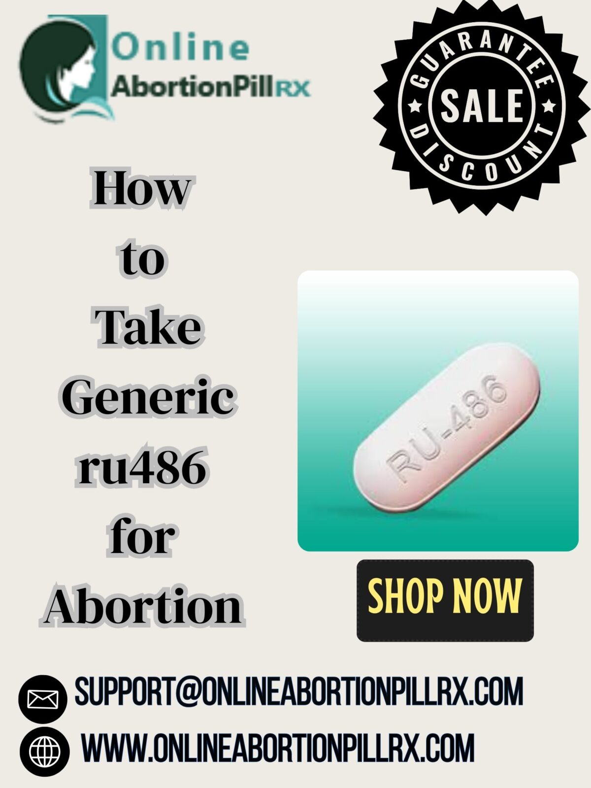 How to take generic RU486 for abortion