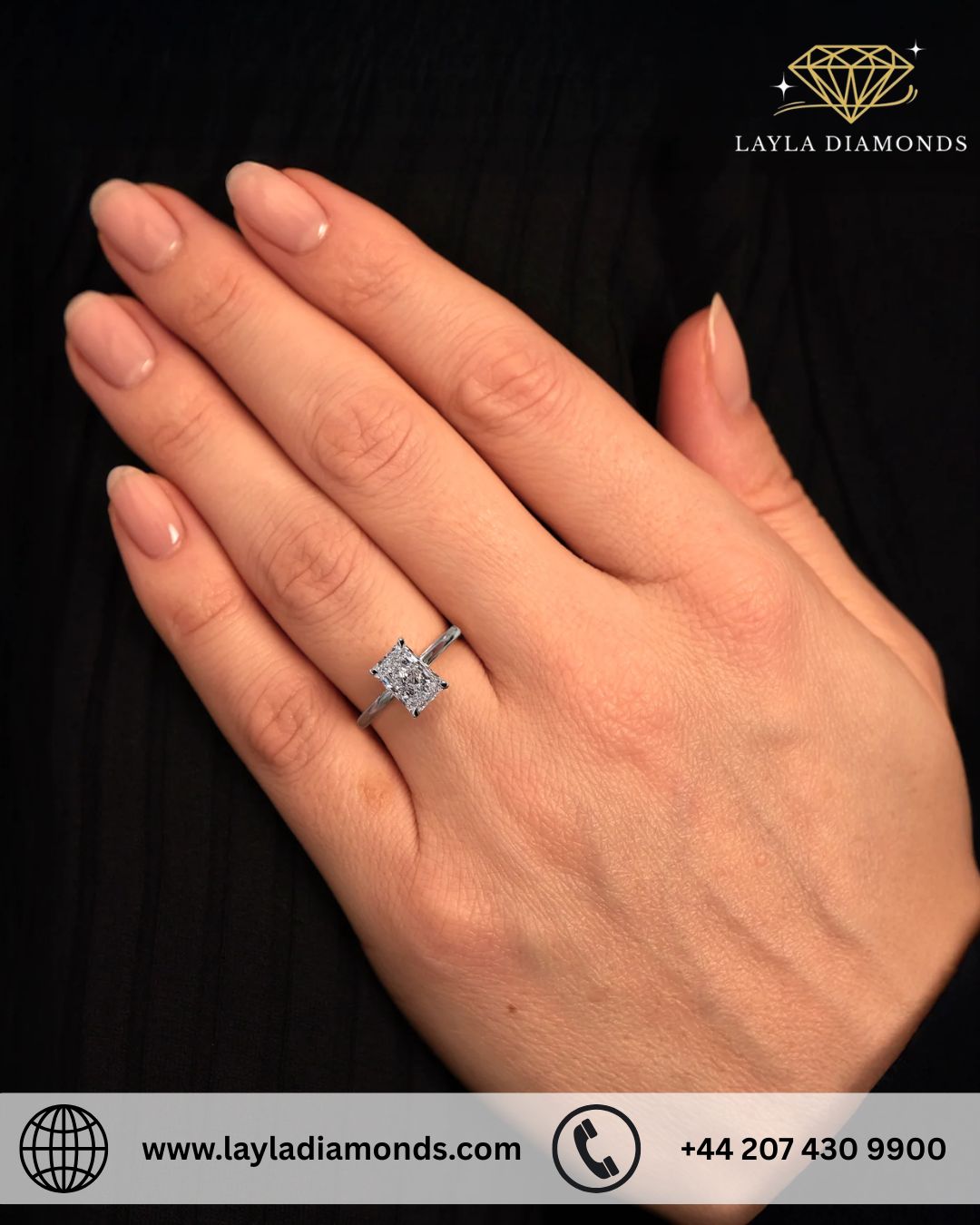 Radiant Cut Engagement Rings
