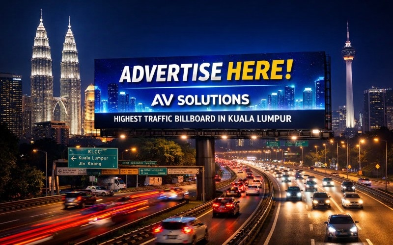 Highest Traffic Billboard Kuala Lumpur
