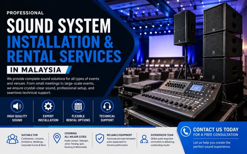 Sound System Installation and Rental Services