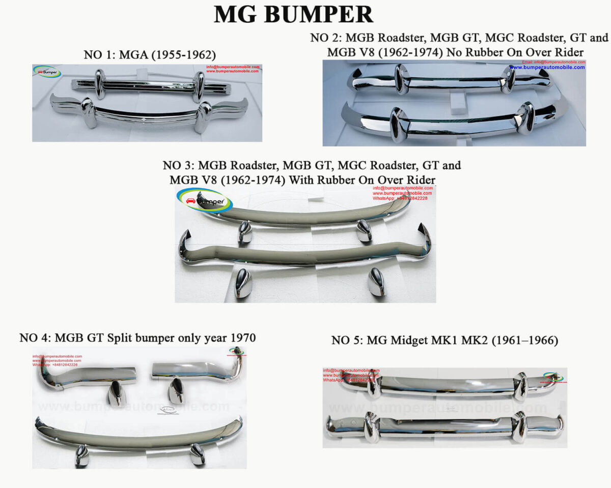 1 No MG bumper