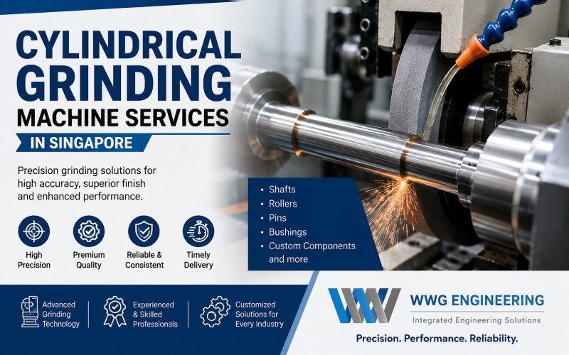 Cylindrical Grinding Machine Services in Singapore
