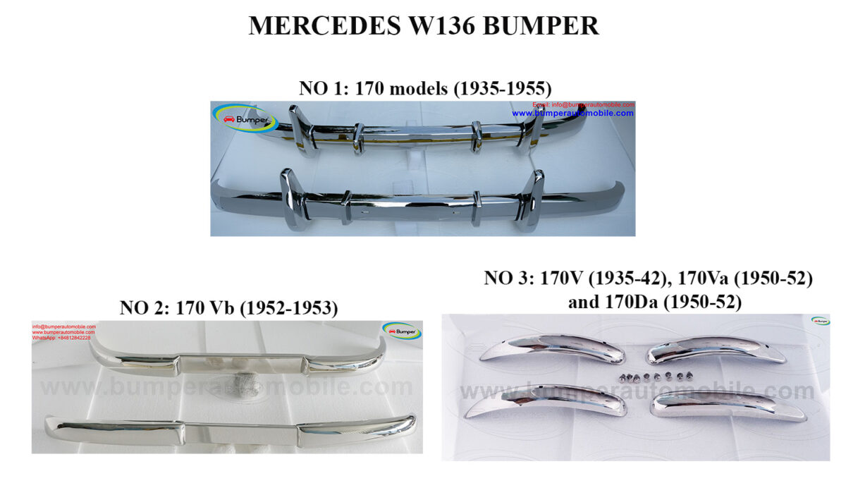 Mercedes W136 W191 170 models (1935-1955) ghep