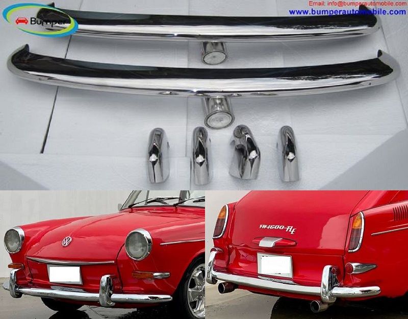 800 Volkswagen Type 3 Stainless Steel Bumpers 1963-1969 (1)