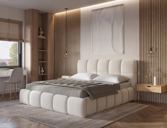 BespokeDakotaTeddyBoucleBed