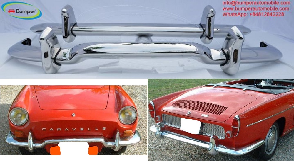 3 Renault Caravelle and Floride bumpers with over riders