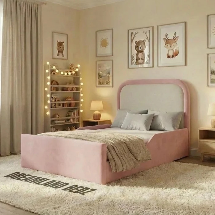 Flair-Ava-Pink-Kids-Bed-dreamland-700x700