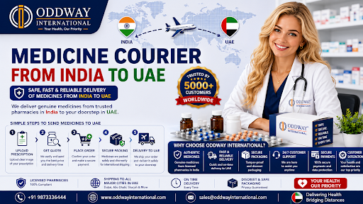 Medicine courier from India to UAE ..